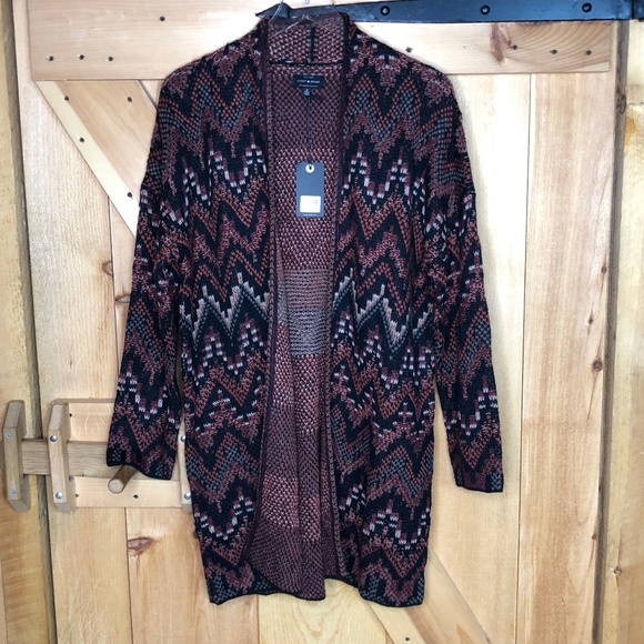 Lucky Brand Sweaters - lucky brand | patterned knit cardigan